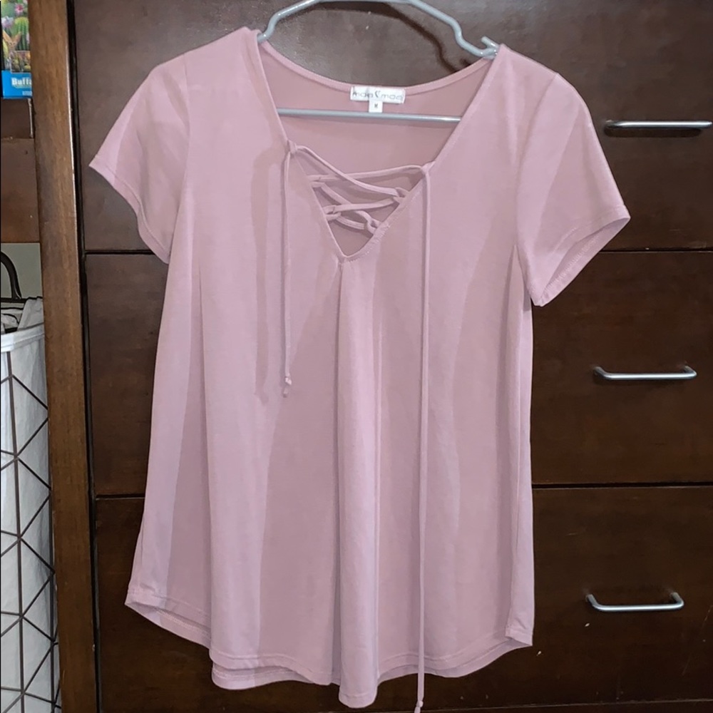 Pink blouse!